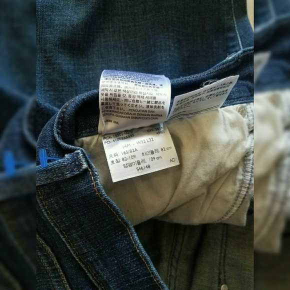 Womens Levi 505 Straight Leg Size 14 Jeans 32x32 - Picture 5 of 5